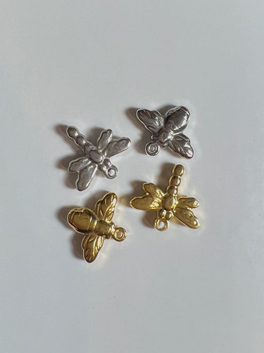 Bee & Dragonfly charms