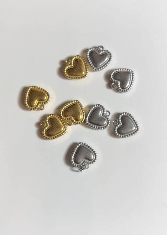 Heart charms